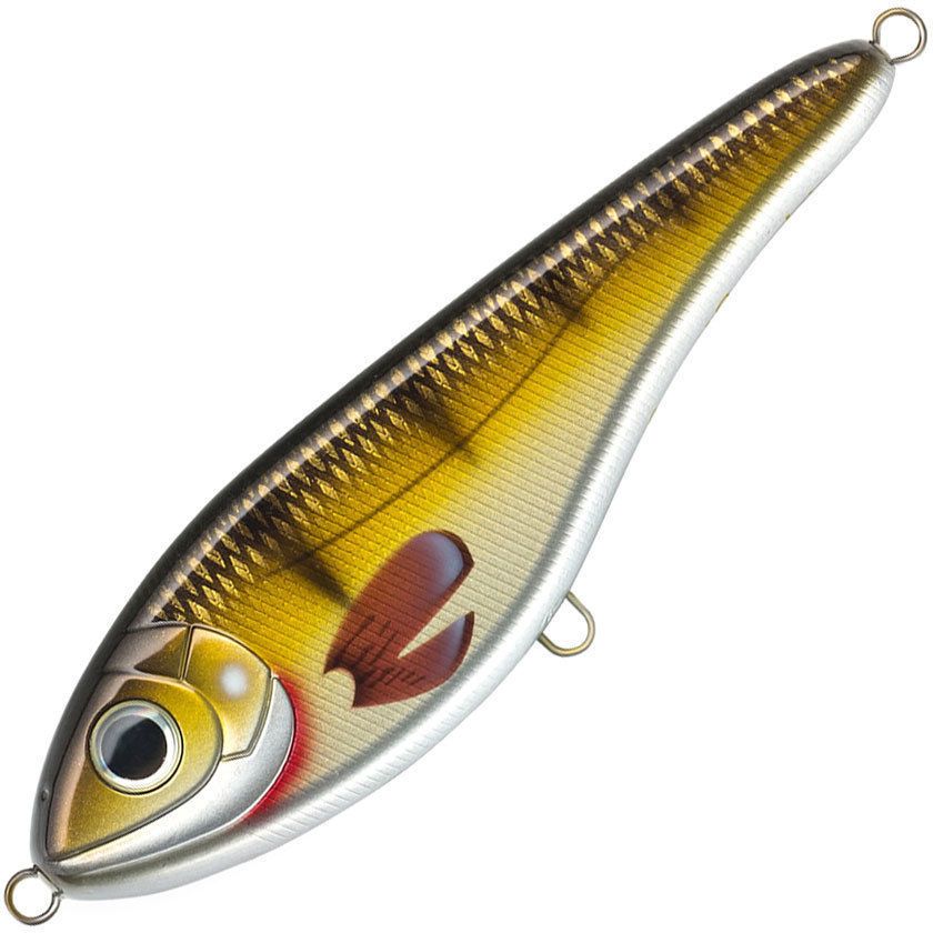Воблер Джеркбейт Strike Pro Buster V,  85 мм,  17, 7 гр,  Загл. 0, 2м.-1, 5м.,  Тонущий,  цвет: C626F Golden Perch,  WOLF COLOR,  (EG-148#C626F)