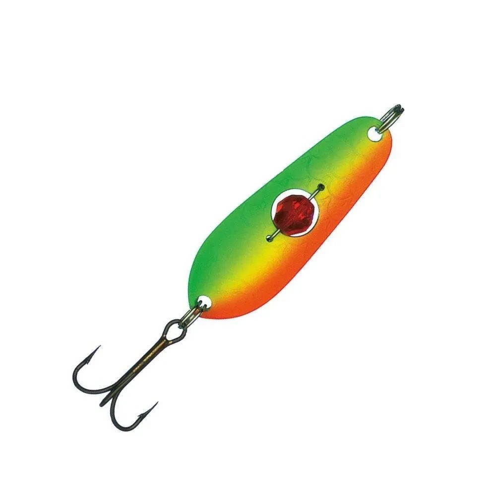 Блесна "Rasanen"  50/11 GR/FYe/FR-S UV бусинка