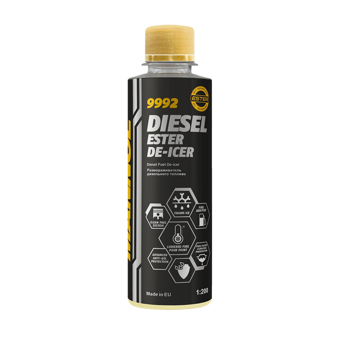 Размораживатель дизельного топлива MANNOL Diesel Ester De-Icer 9992 250мл