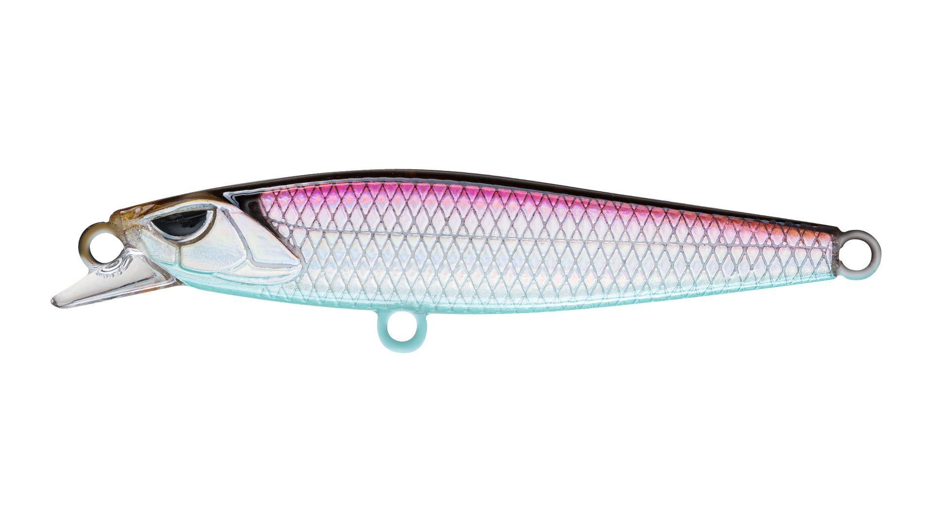 Воблер Минноу Strike Pro Scud Minnow 60S (Lipslide 60),  60 мм,  13 гр,  Тонущий,  цвет: A53-EP Silver Smelt UV,  (EG-241#A53-EP)