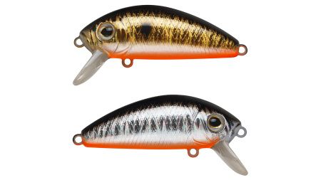 Воблер Минноу Strike Pro Mustang Minnow 45,  45 мм,  4, 5 гр,  Загл. 0, 2м.-0, 5м.,  Плавающий,  цвет: A70-613-SBO Double Silver/Smoked,  (MG-002F#A70-613-SBO)