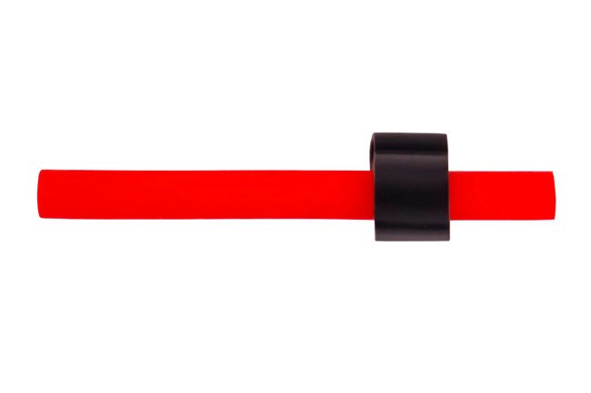 Сторожок силиконовый (красный) 12см,  d - 5/2мм