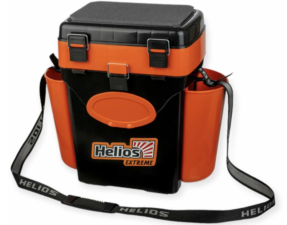 Ящик зимний "FishBox" (10л) оранжевый Helios