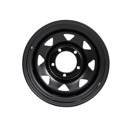 Колесный диск OFF-ROAD-WHEELS ВАЗ НИВА7.0x15/5x139.7 D98 ET+25  черный ( стальной штампованный)