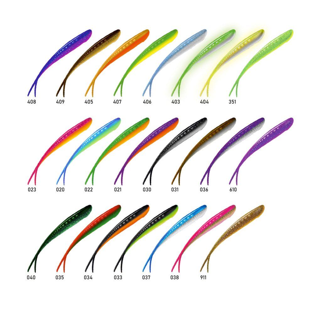 Приманка ZUB-HORDA SLAG 144мм-4шт,  (цвет 351) шартрез с блестками