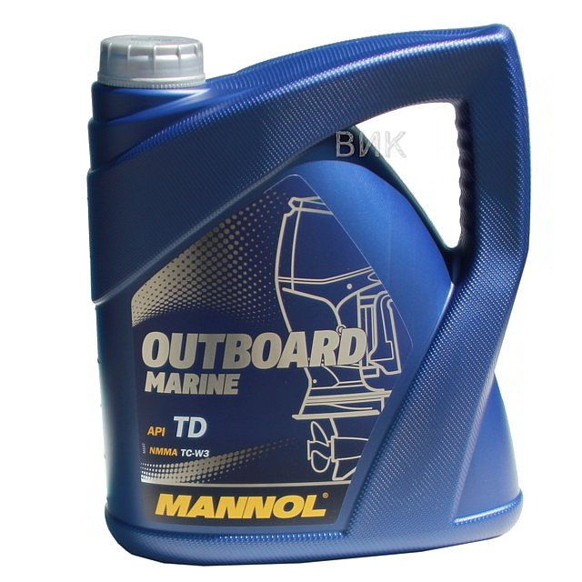 MANNOL Outboard Marine 2T  полусинтетическое масло для лодочных моторов 4L 1428/7207