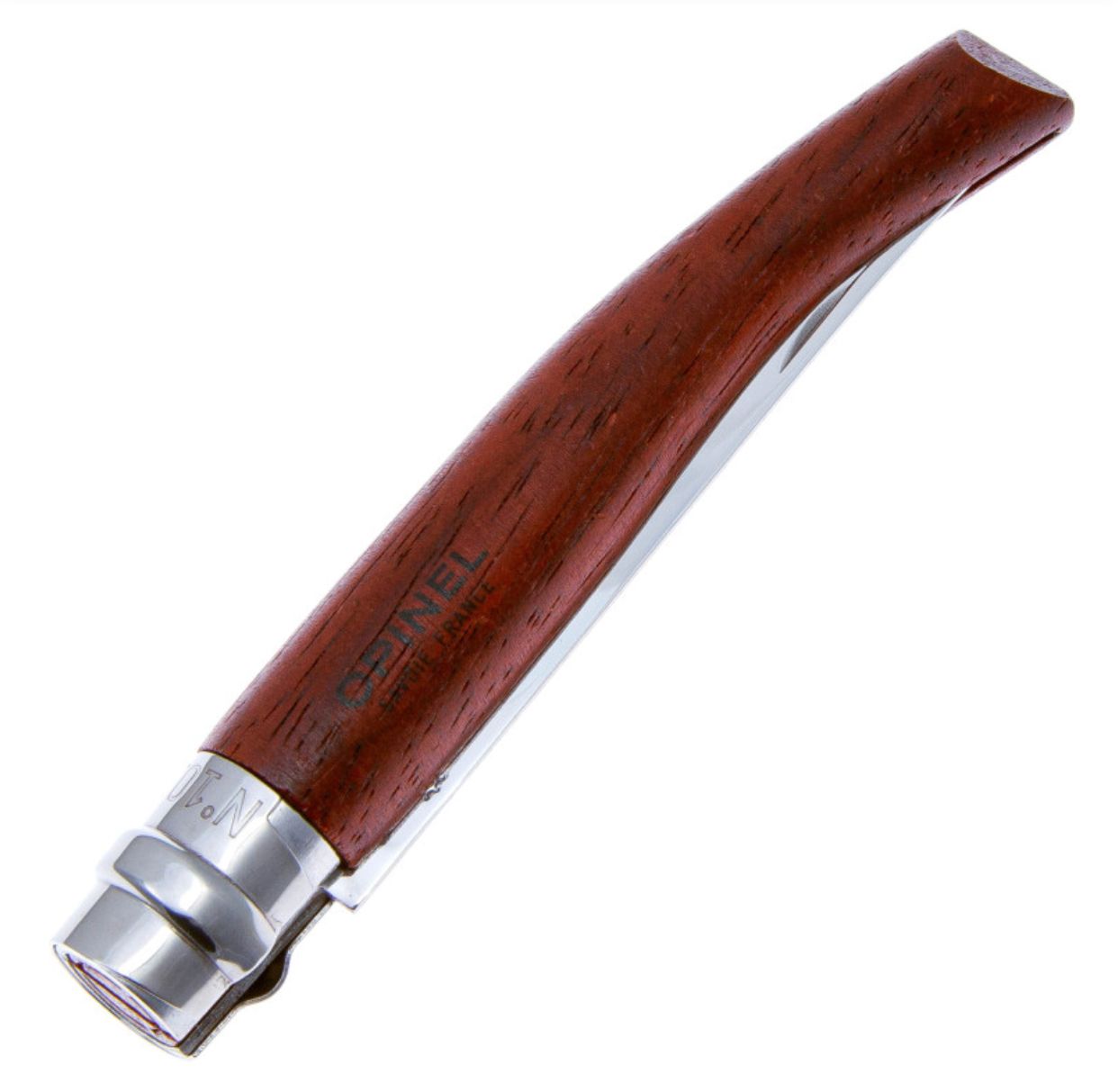 Нож Opinel серии Slim №10,  филейный,  клинок 10см,  нержавеющая сталь,  зеркальная полировка,  рукоять-падук
