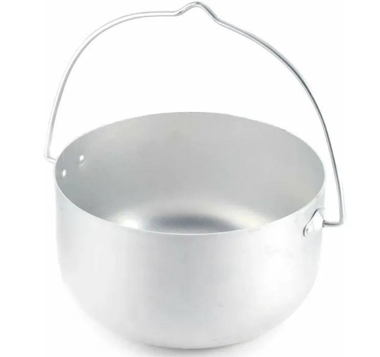 Котелок костровой "СЛЕДОПЫТ",  3 л цилиндрический,  алюм.