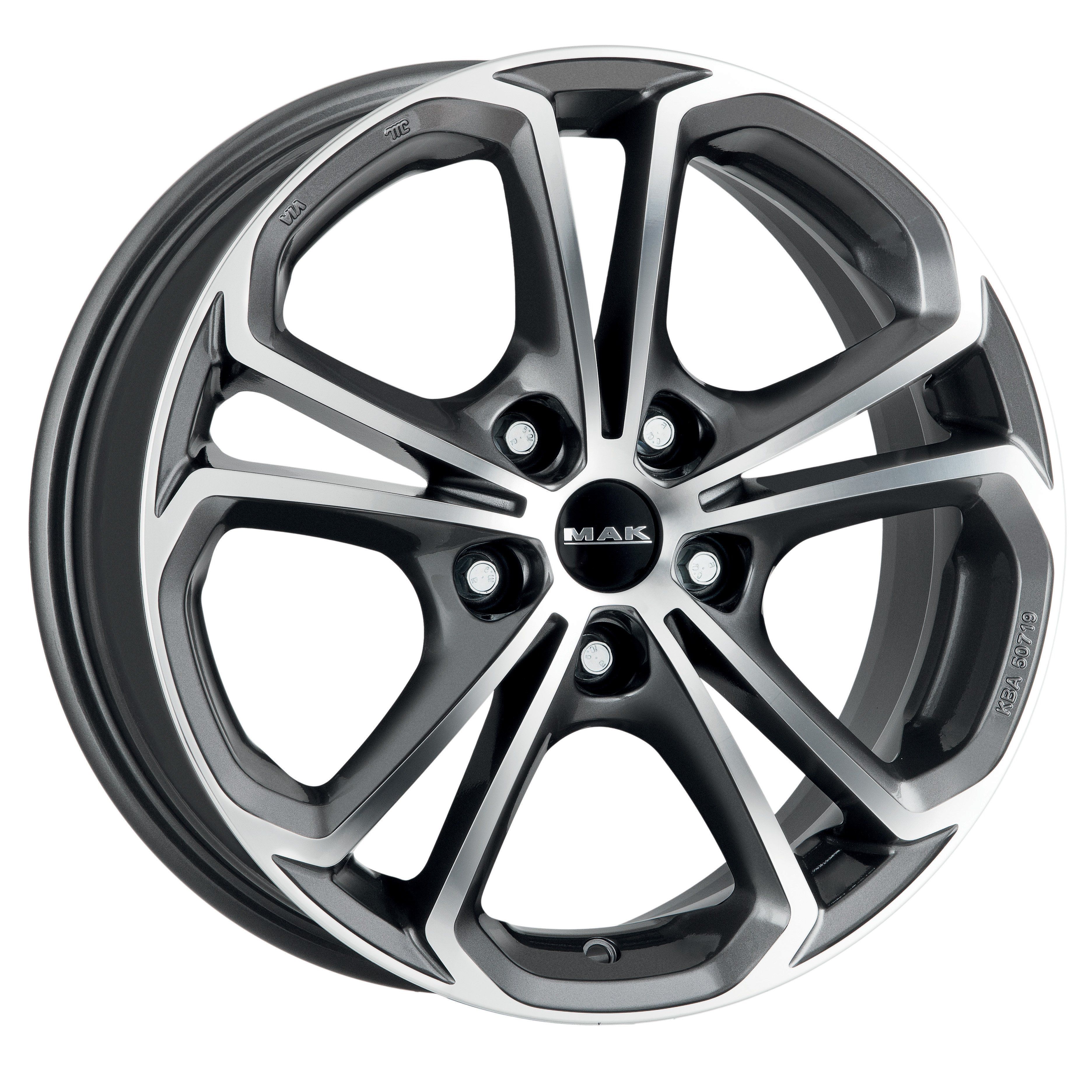 MAK Hessen 7, 0x17 5/120 ET41 d-67, 1 Gunmetal Mirror Face (F7070HEQM41IO3X)