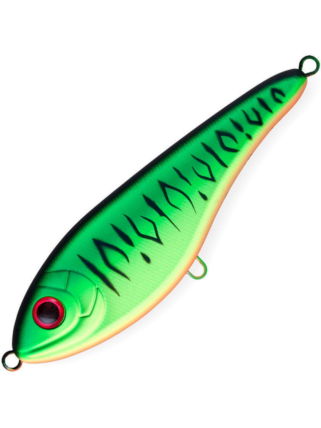 Воблер Джеркбейт Strike Pro Buster Jerk Shallow Runner,  150 мм,  64, 5 гр,  Загл. 1, 0м.,  Медленно всплывающий,  цвет: GC01S Mat Tiger,  (EG-048S#GC01FS)