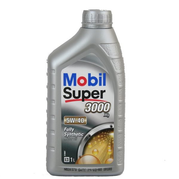 MOBIL 5W40 SUPER 3000 1L синтетическое моторное масло
