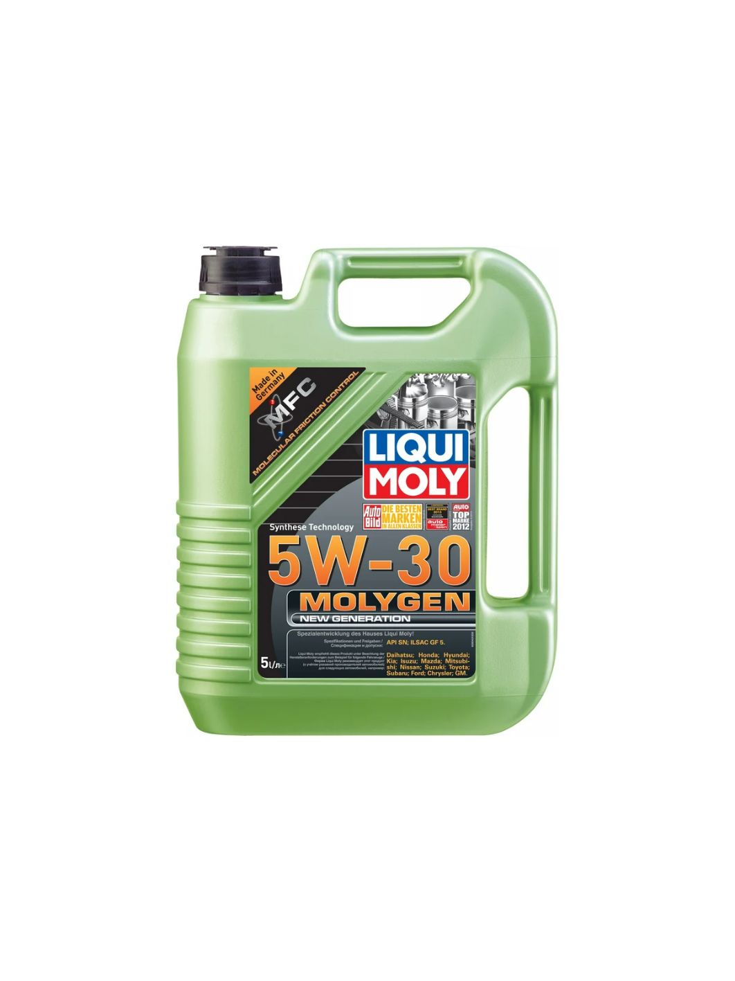 LIQUI MOLY "Molygen New Generation" 5W30 5L синтетическое моторное масло 9043/39029