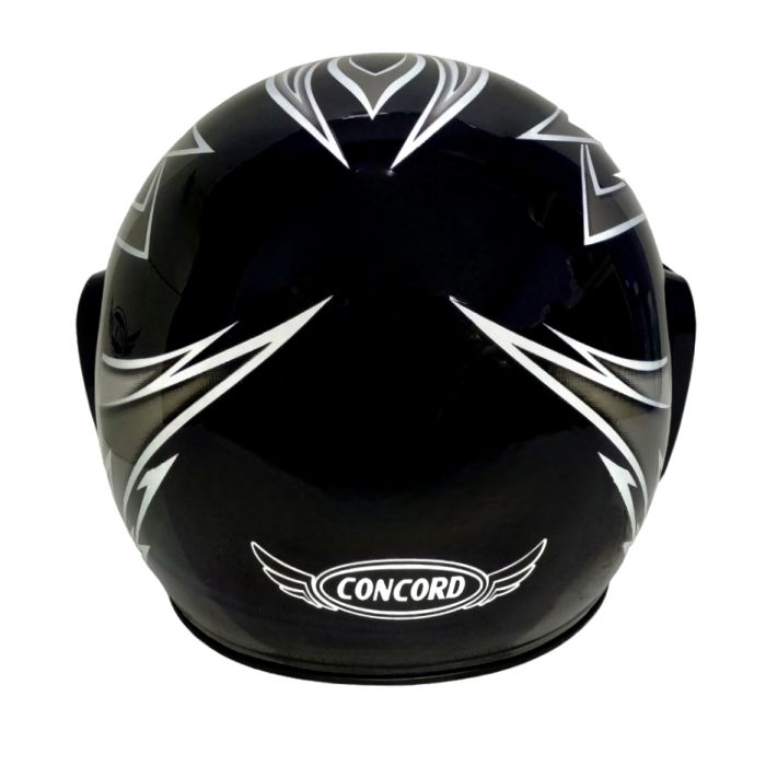 Шлем открытый CONCORD XZH03 чёрный глянцевый M