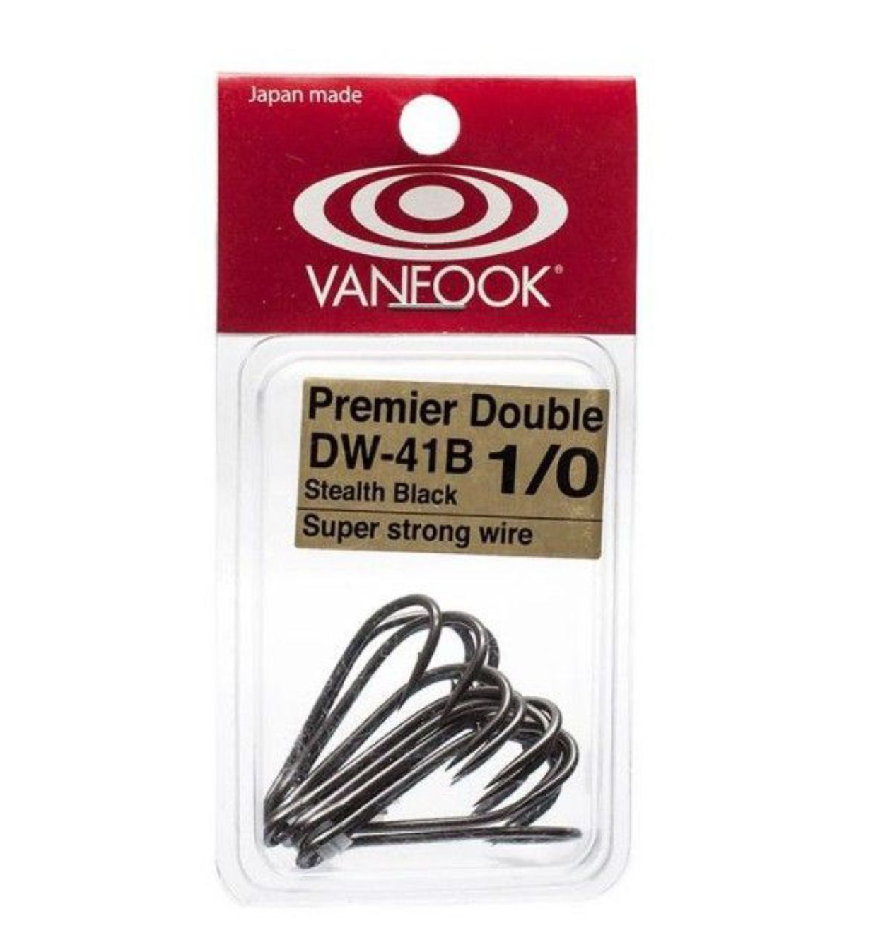 Двойники VANFOOK DW-41 B #1/0 stealth black