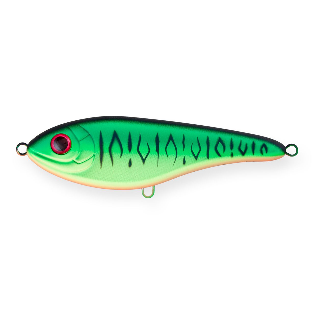 Воблер Джеркбейт Strike Pro Buster Jerk II Shallow Runner,  120 мм,  37 гр,  Загл. 0, 3м.-2, 0м.,  Медленно всплывающий,  цвет: GC01S Mat Tiger,  (EG-049#GC01S)