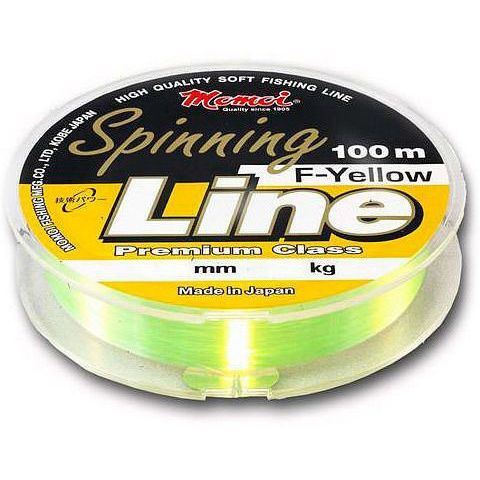 Леска Spinning Line F-Yellow 0, 60мм,  30 кг, 100 м, (шт.) флуоресцентная 