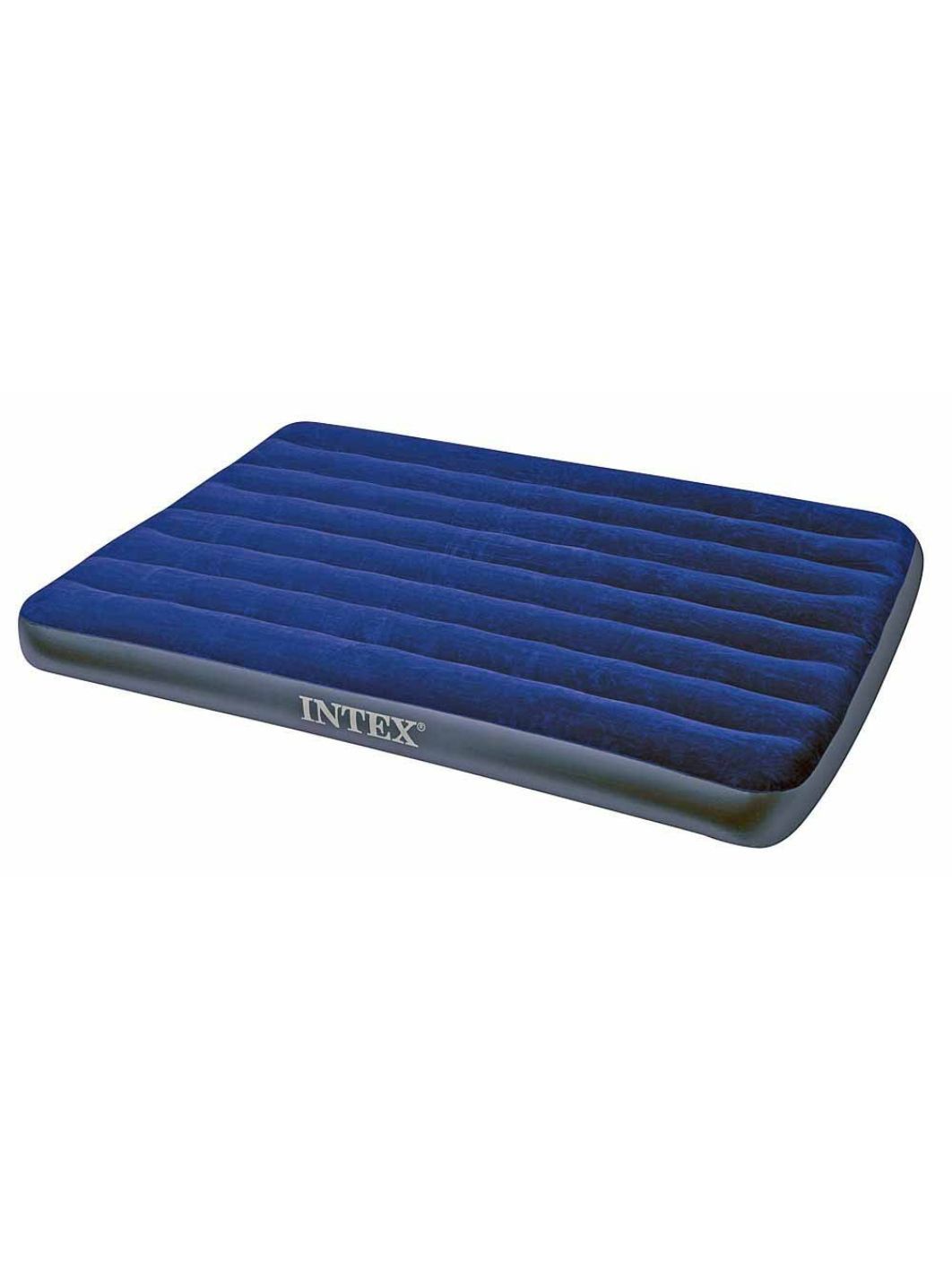 Матрас кемпинговый флок 137х191х25 см без насоса (64758) INTEX
