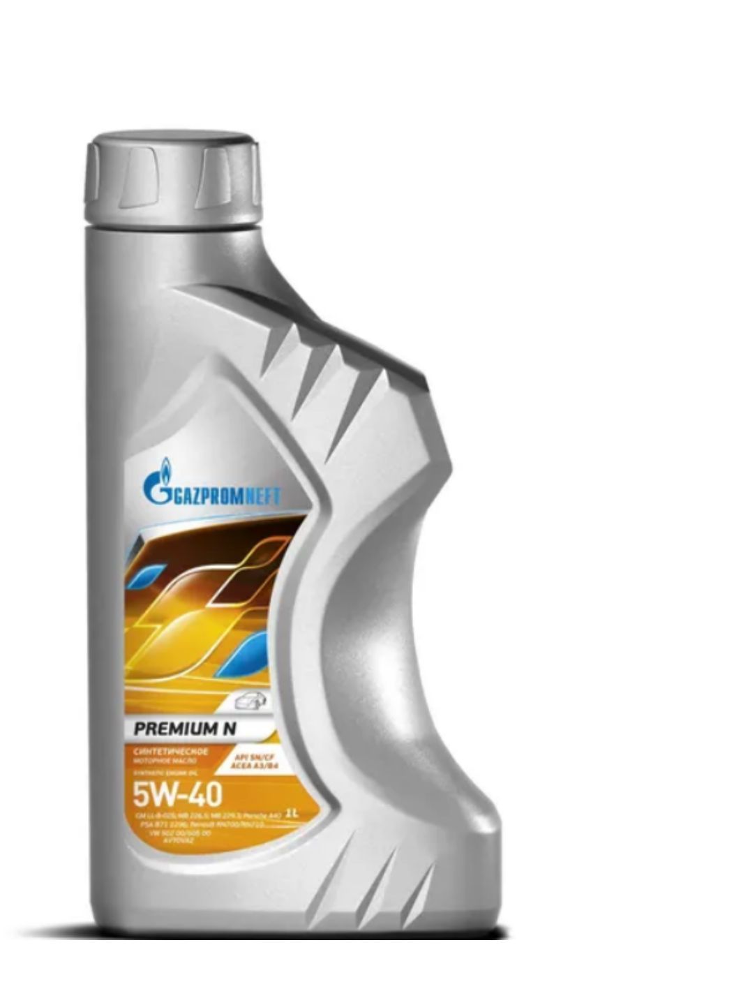 ГАЗПРОМНЕФТЬ 5w40 Премиум N 1л синтетическое моторное масло