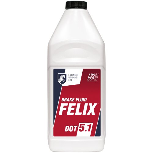 Тормозная жидкость FELIX ДОТ-5.1 910гр.