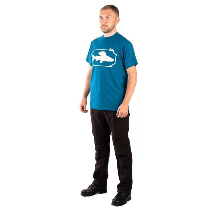 Футболка GRAYLING Siberian Silver (Сибериан Сильвер) (хлопок,  синий) (р-р L)