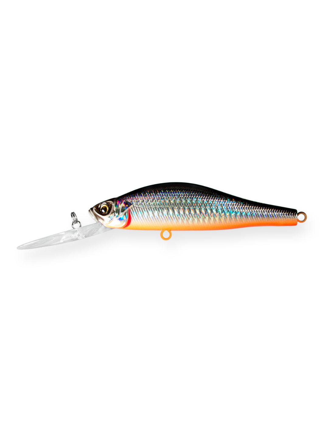 Воблер Минноу Strike Pro Archback Deep 100SP,  100 мм,  21, 4 гр,  Загл. 2, 0м.-5, 0м.,  Нейтральный,  цвет: A70-713 Black Silver OB,  (EG-125BL-SP#A70-713)