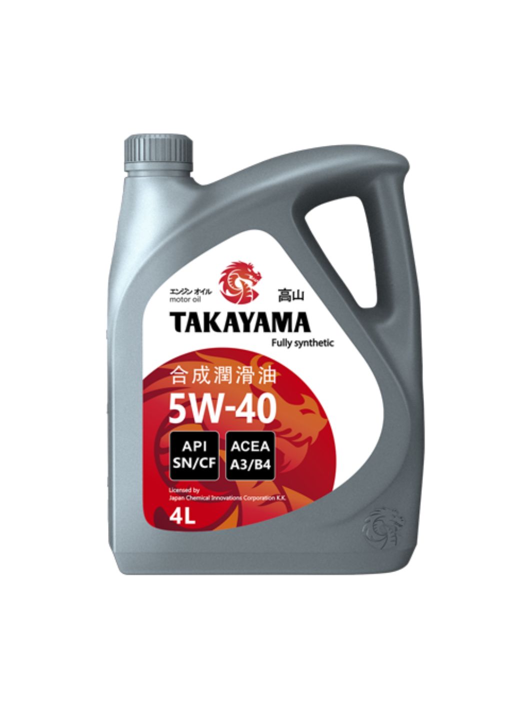 TAKAYAMA PL 5W40 API SN/СF A3/B4 4L синтетическое моторное масло
