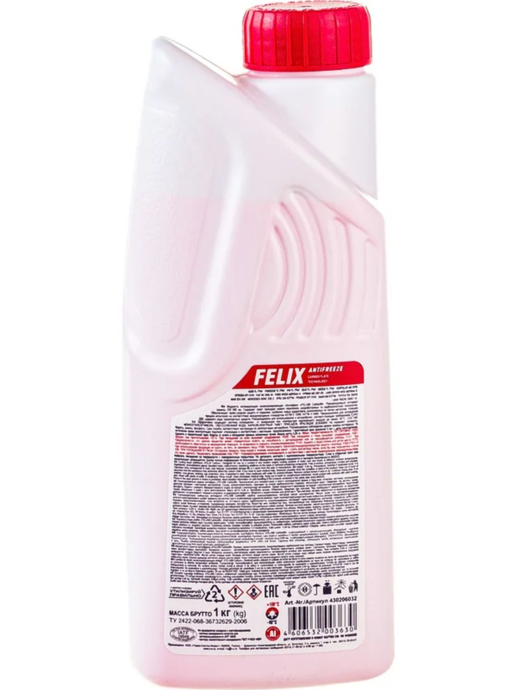 Антифриз FELIX CARBOX G-12+ 1л. красный