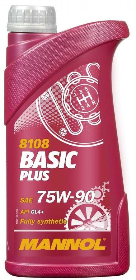 MANNOL Basic Plus 75W90 GL-4+ 8108 1л синтетическое трансмиссионное масло