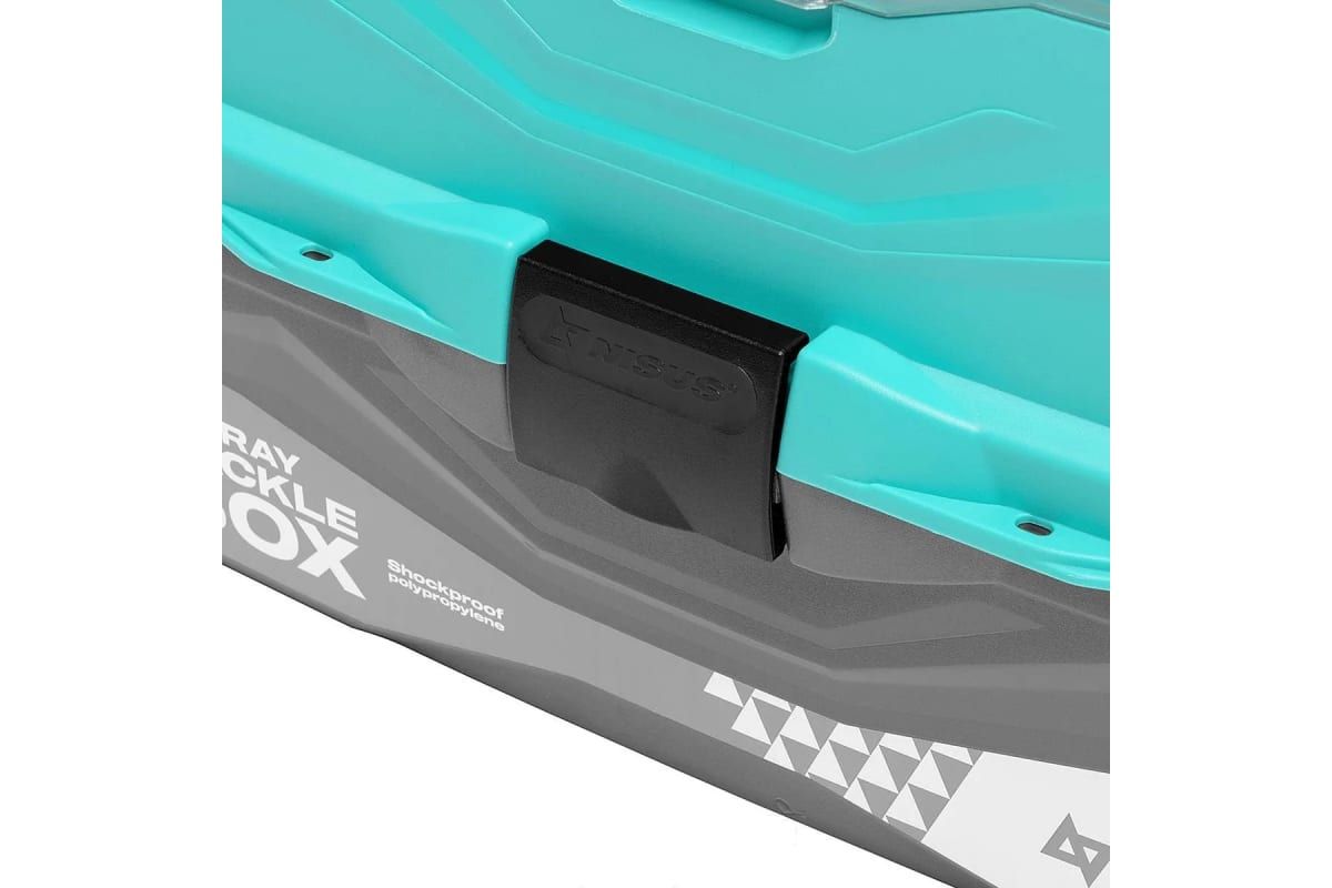 Ящик для снастей Tackle Box трехполочный NISUS бирюзовый
