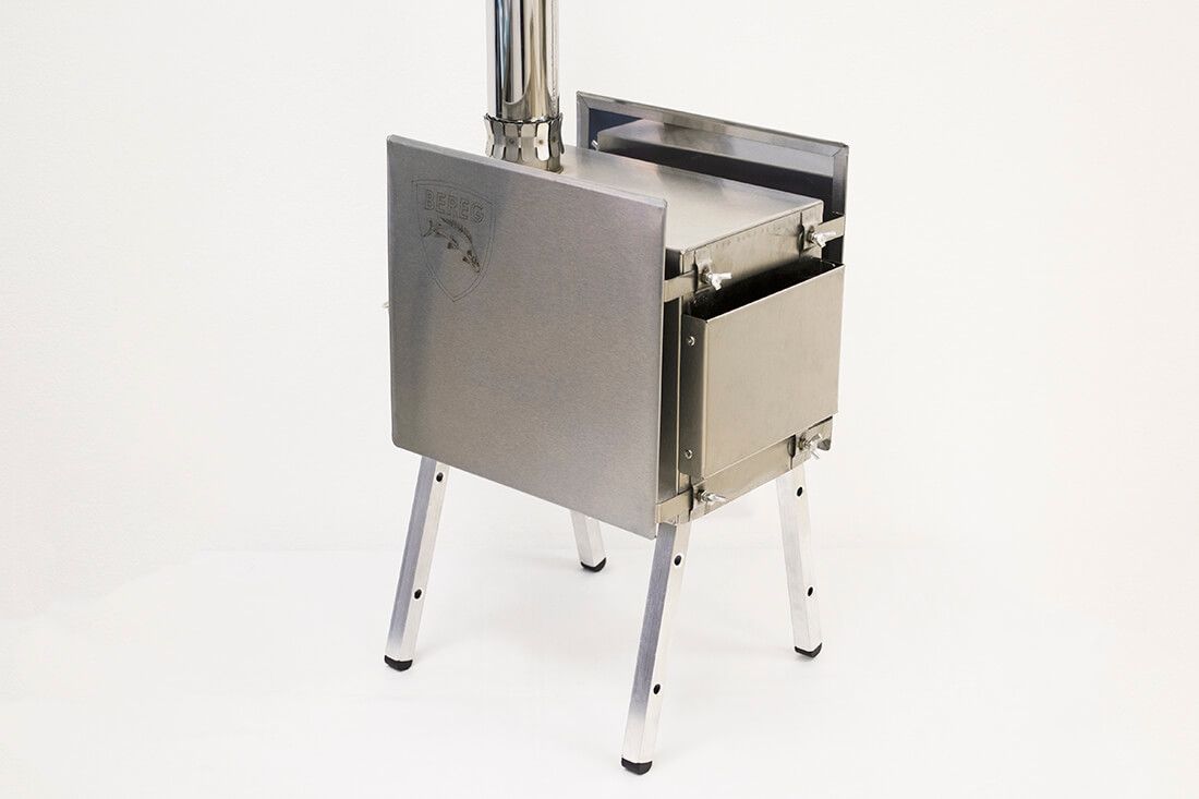 Печь Экономка малая съемные экраны Берег