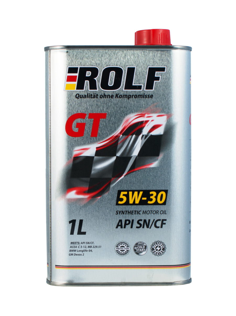 ROLF GT 5W30 SN/CF C3 1л синтетическое моторное масло