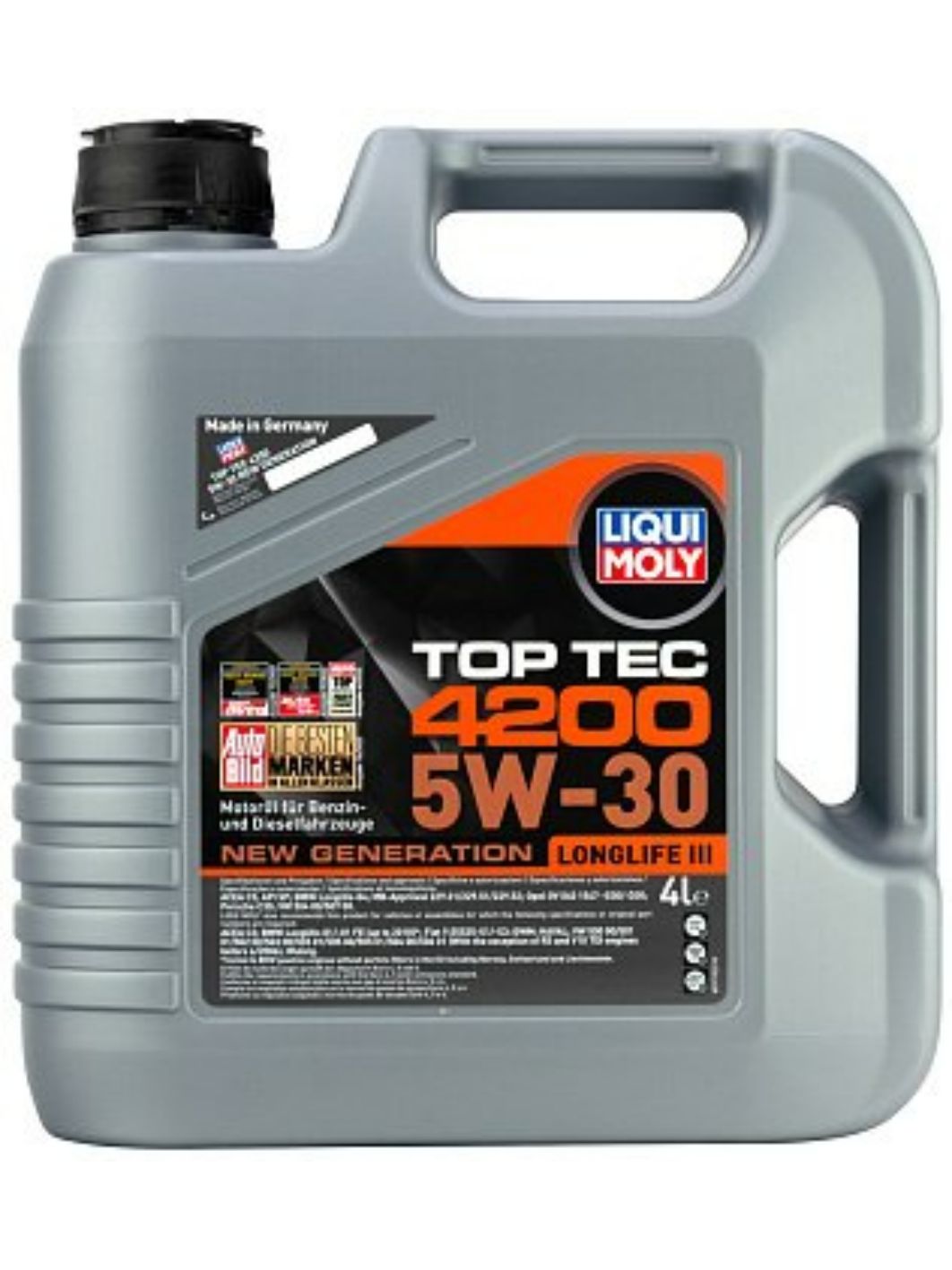 LIQUI MOLY "Top Tec 4200" 5W30 4L синтетическое моторное масло 3715