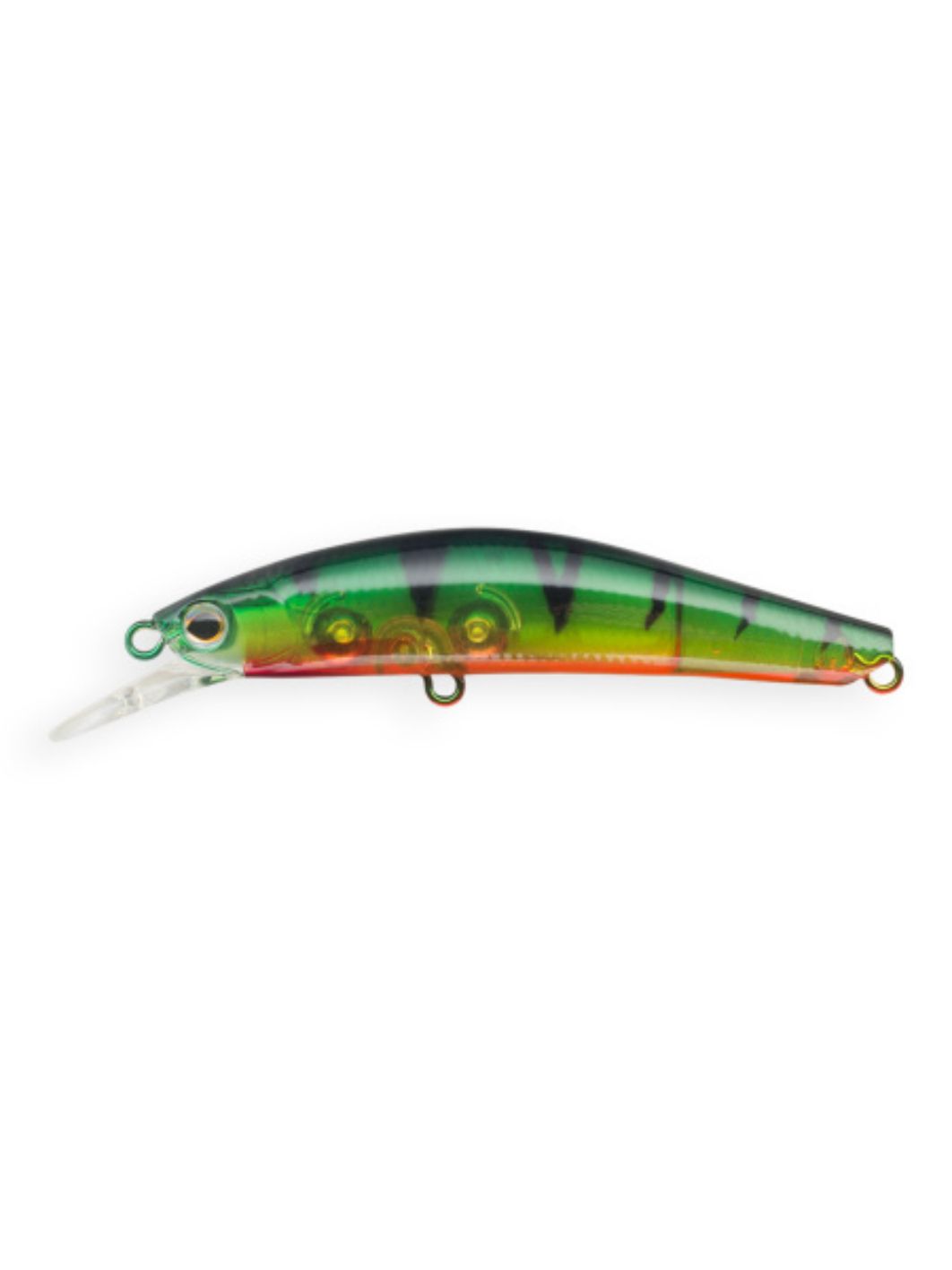 Воблер Минноу Strike Pro Hide Jerk 80 S,  80 мм,  13 гр,  Загл. 0, 4м.-1, 2м.,  Тонущий,  цвет: A102G Transparent Perch,  (JS-344#A102G)