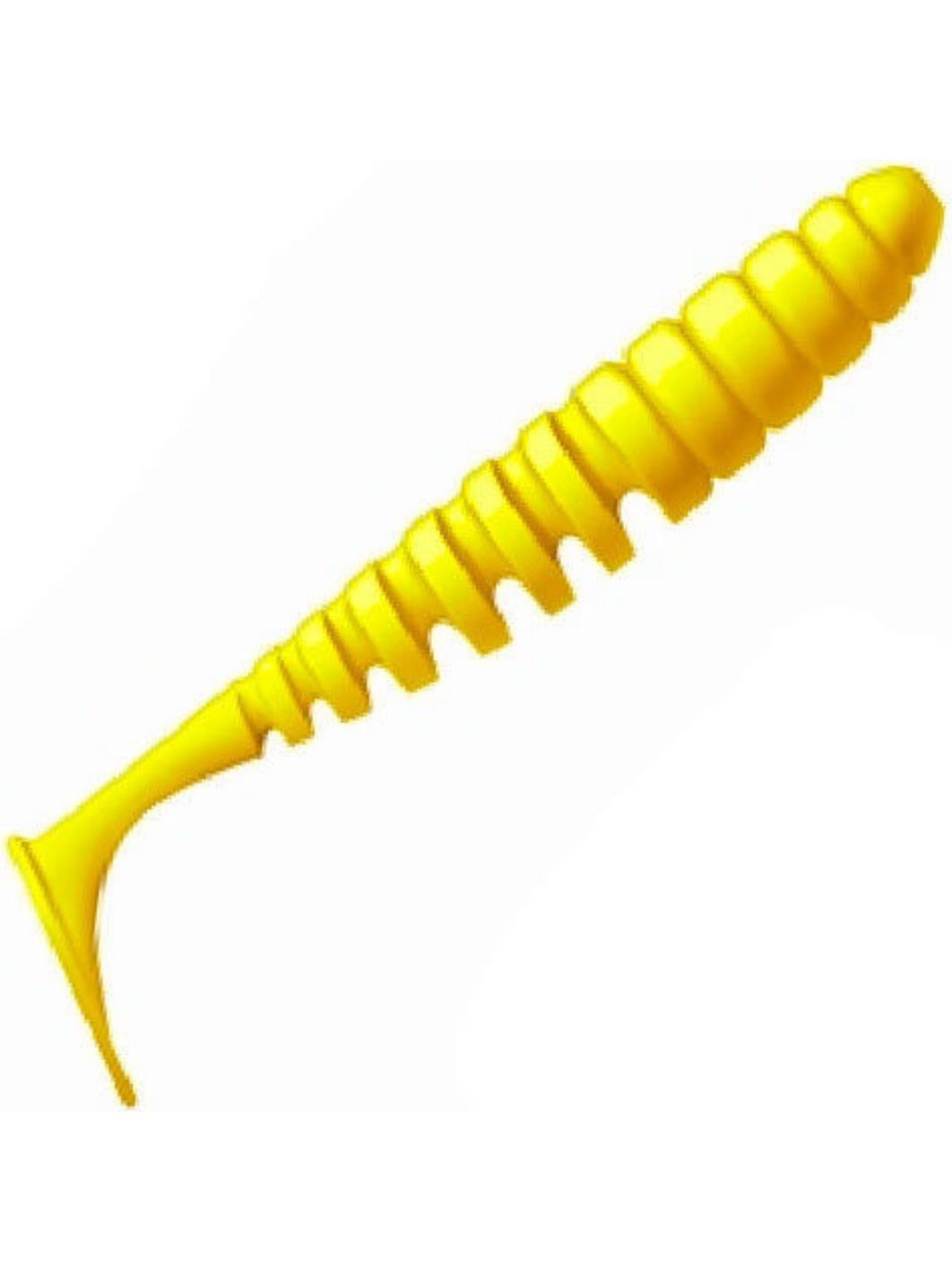 Приманка ZUB-SHAD 60мм(2, 3") -7шт,  (цвет 301) желтый