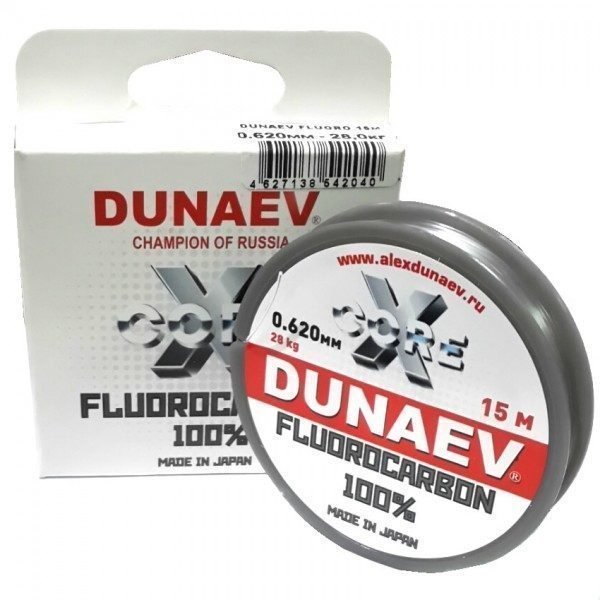 Леска Dunaev Fluorocarbon 0.117мм 30м