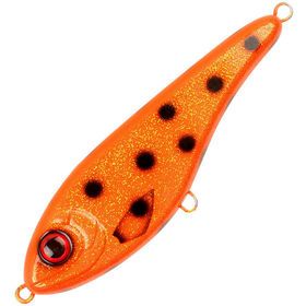 Воблер Джеркбейт Strike Pro Buster Jerk Sinking,  150 мм,  75 гр,  Загл. 0, 5м.-4, 0м.,  Тонущий,  цвет: C662 Hot Orange Bandit,  WOLF COLOR,  (EG-048#C662F)