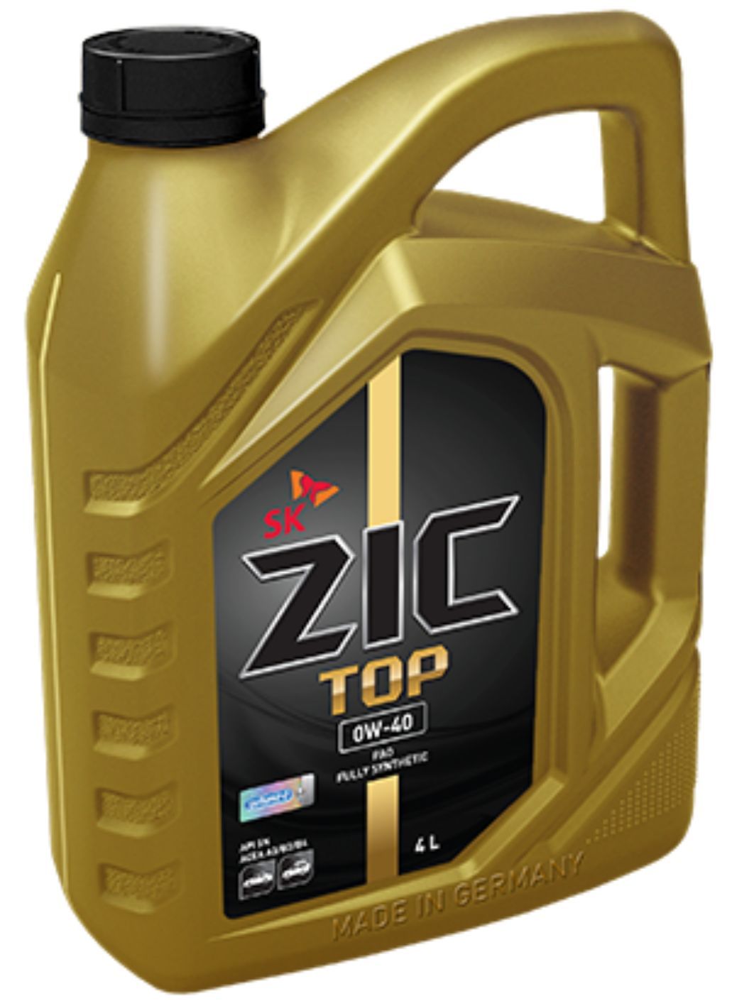 ZIC TOP 0W40 4L синтетическое моторное масло
