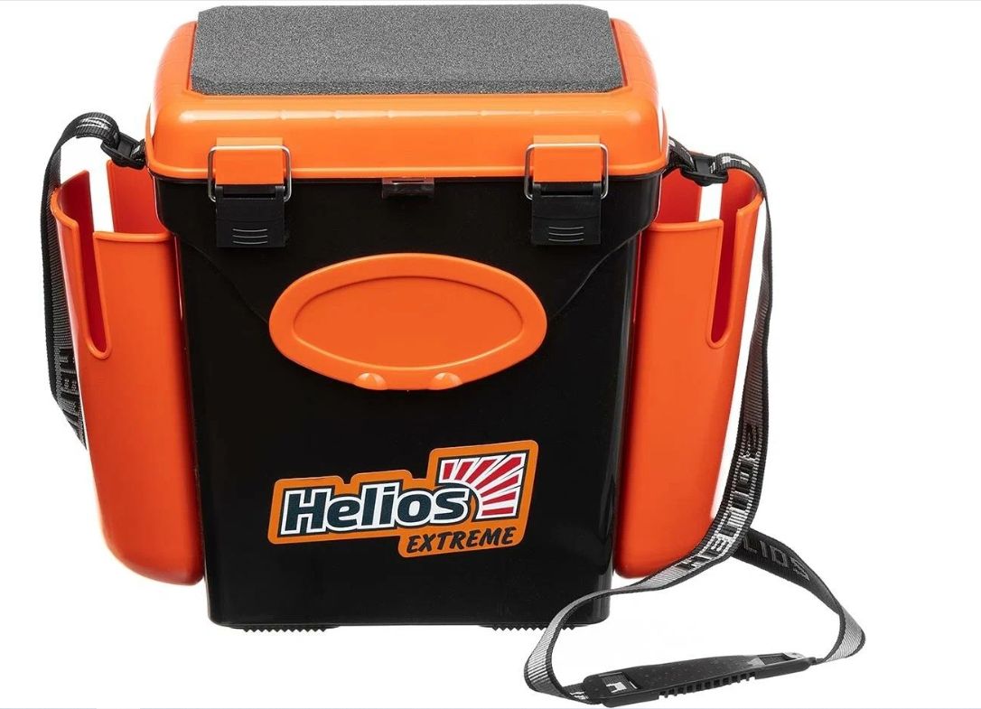 Ящик зимний "FishBox" односекционный (10л) оранжевый Helios