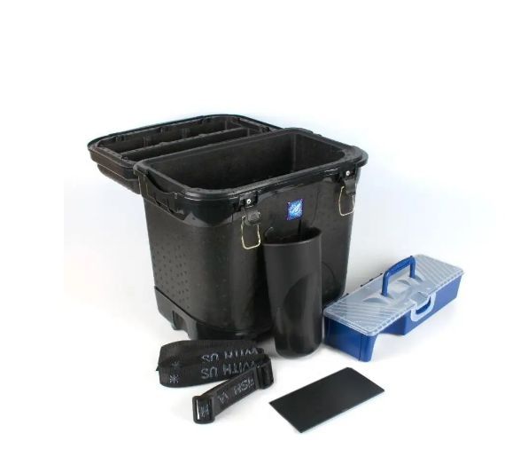 Ящик рыболова A-elita A_SputnikSilver black (в комплекте с коробкой для снастей)