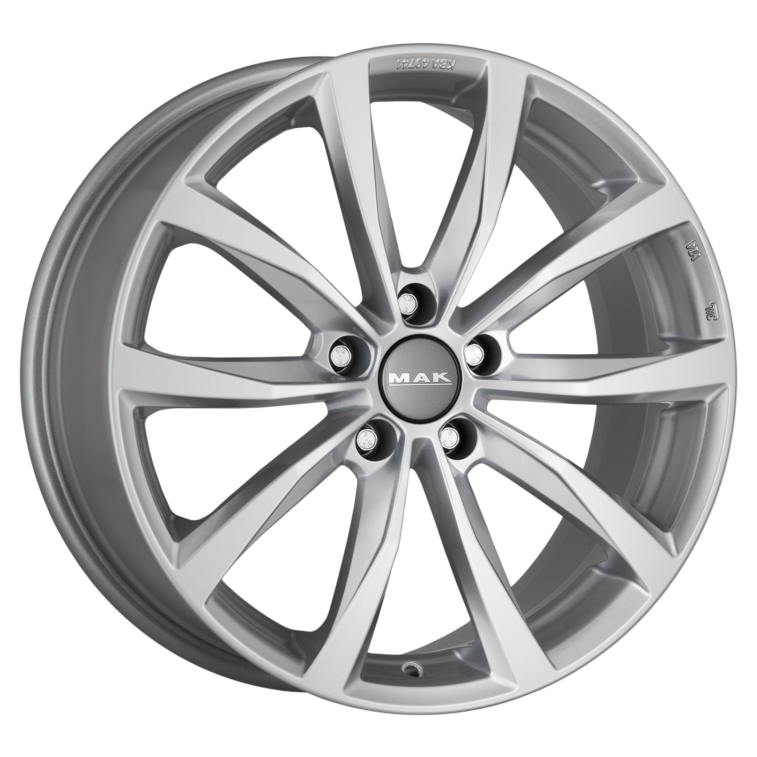 MAK Wolf 7, 5x17 5/114, 3 ET46 d-67, 1 Silver (F7570WFSI46FO3X)