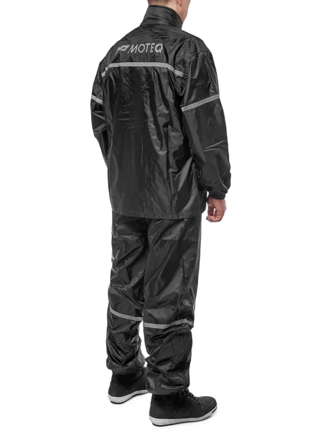 Дождевик MOTEQ WET DOG  раздельный куртка+брюки черный 4XL