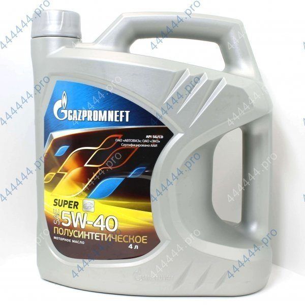 ГАЗПРОМНЕФТЬ 5w40 Супер SG/CD 4л синтетическое моторное масло