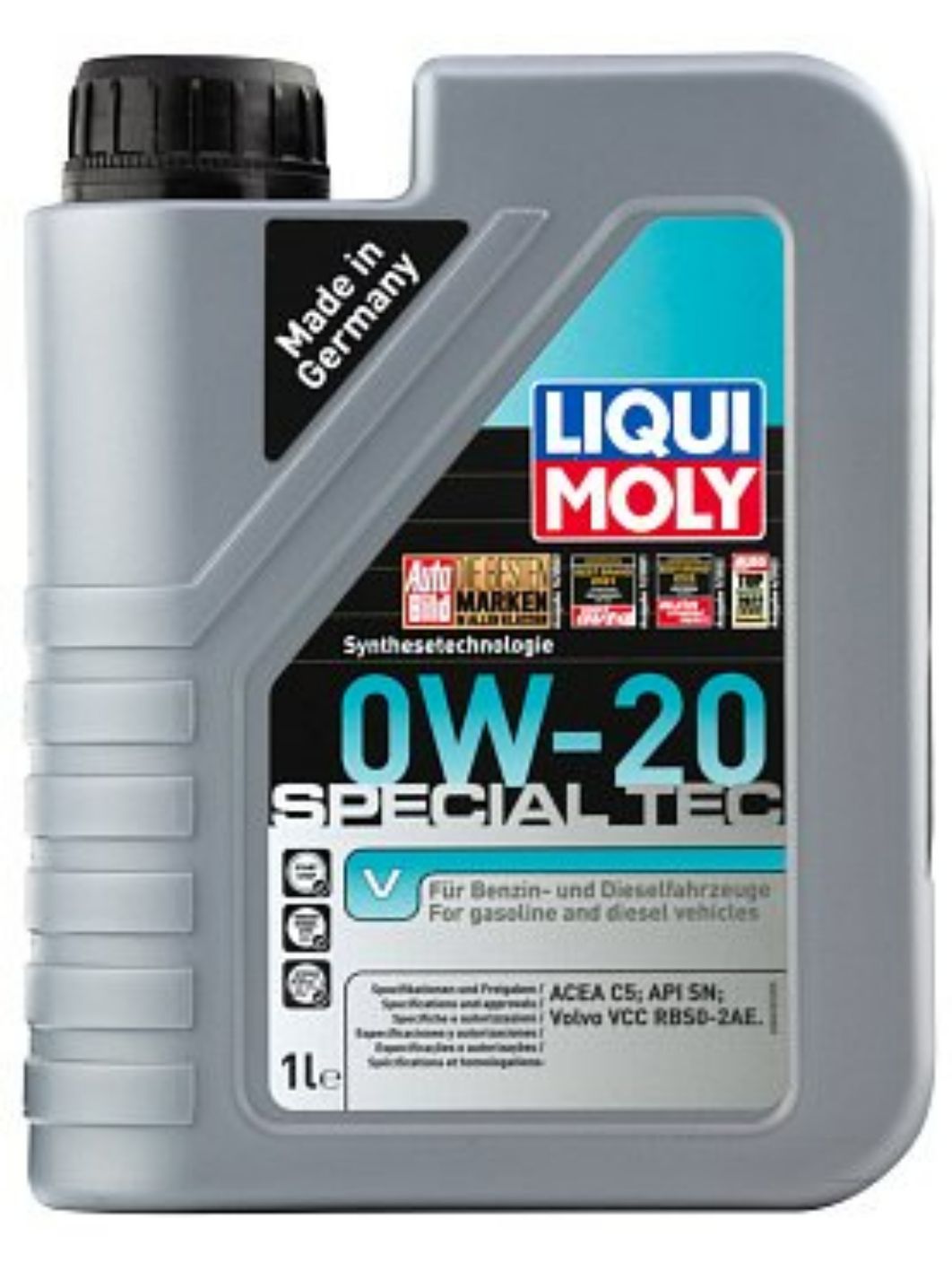 LIQUI MOLY "Special Tec V" 0W20 1L синтетическое моторное масло 20631