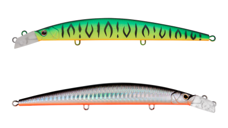 Воблер Минноу Strike Pro Top Water Minnow 130, 130 мм, 15 гр, Загл. 0,1м.-0,7м., Плавающий, цвет: A70-713 Black Silver OB, (JL-158F#A70-713)