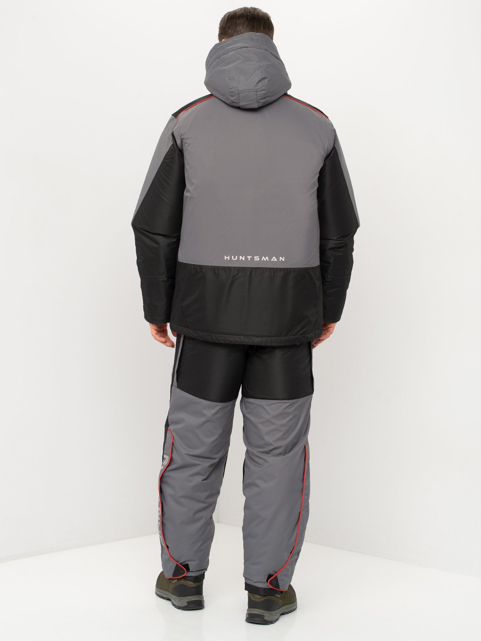 Костюм зимний поплавок Huntsman Siberia Floating,  ткань Breathable,  до -45°С,  цвет Хаки/Черный (Размер:44-46,  Рост:170)