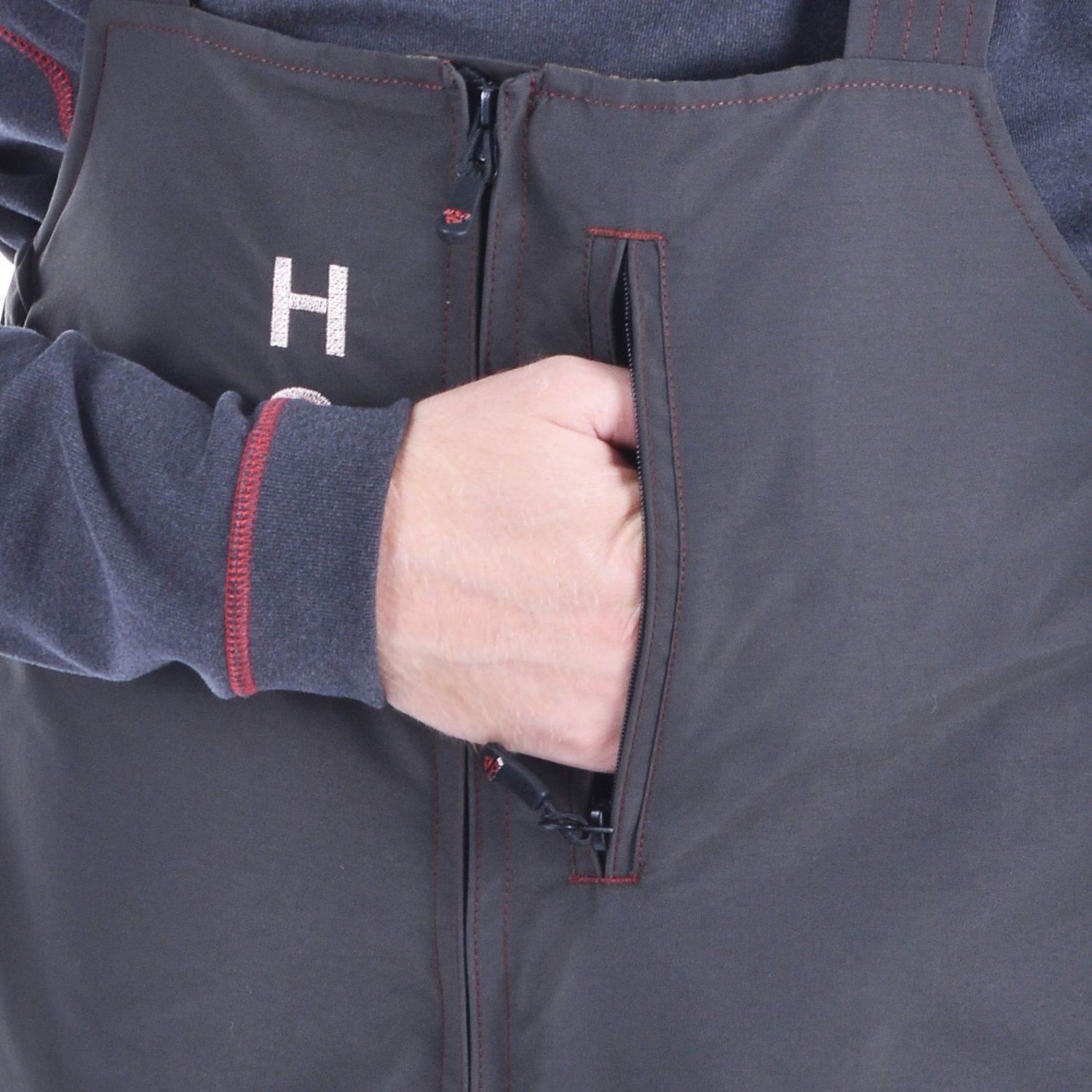 костюм-поплавок мужской зимний "rescuer i sport", hardguard, махагон (56-58/176) м