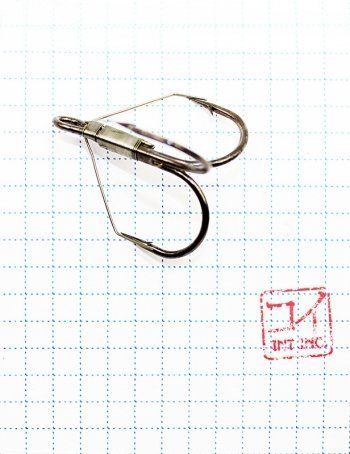 Крючок KOI "WEEDLESS TREBLE HOOK",  2/0 (INT),  цвет BN,  незацепляйка (5 шт.)