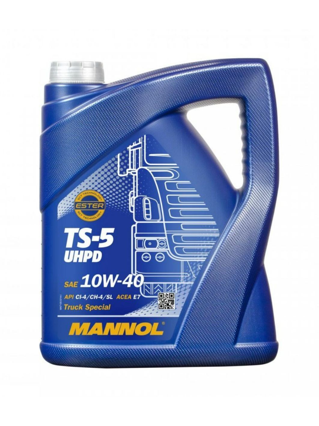 MANNOL TS-5 UHPD 10W40 7105 5л полусинтетическое моторное масло