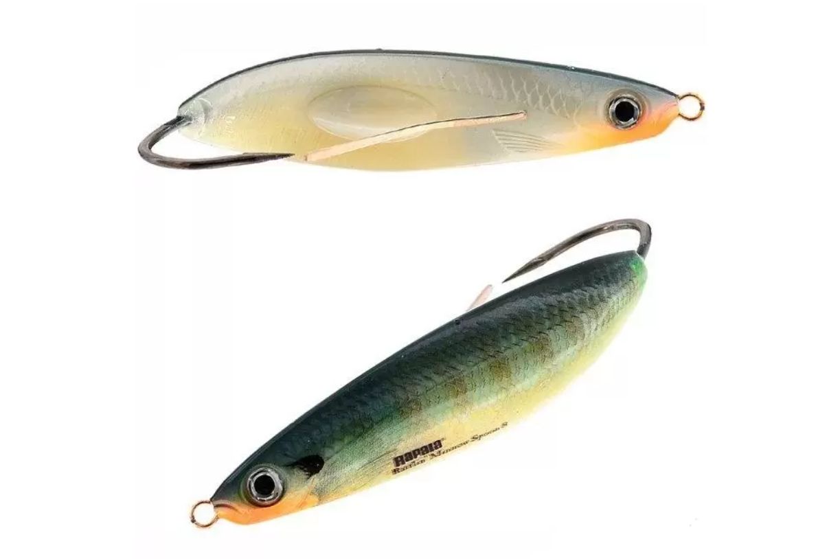 Блесна незацепляйка Rapala Minnow Rattlin Spoon 08 /BG