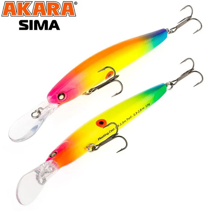Воблер Akara Sima 90F 12 гр. (3/7 oz 3, 5 in) A126